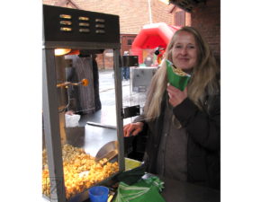 Leckeres Popcorn gab es 2012 bei Sonja